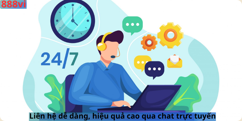 Liên hệ dễ dàng, hiệu quả cao qua chat trực tuyến