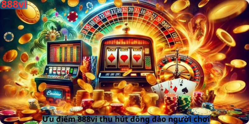 Ưu điểm 888vi thu hút đông đảo người chơi