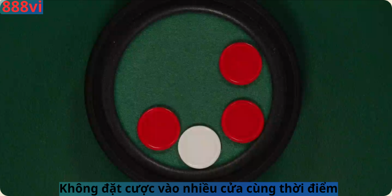 Không đặt cược vào nhiều cửa cùng thời điểm